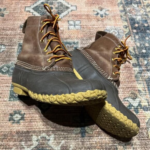 Women's L.L. Bean Duck Boots Size 7 - Picture 2 of 5